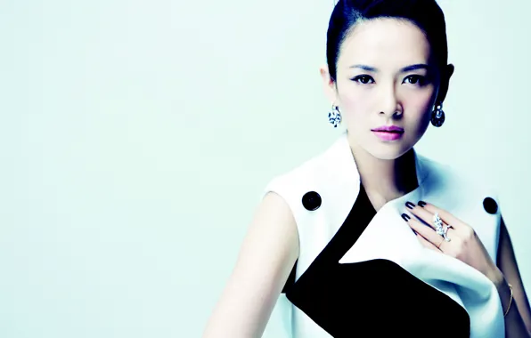 Взгляд, макияж, актриса, Zhang Ziyi, Чжан Цзыи