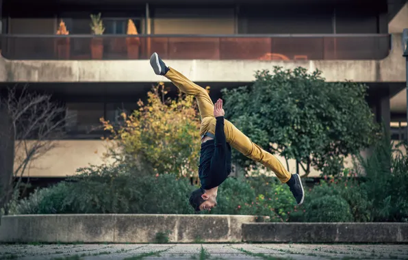 Картинка прыжок, спортсмен, шпагат, гимнаст, Dimitri Petrowski