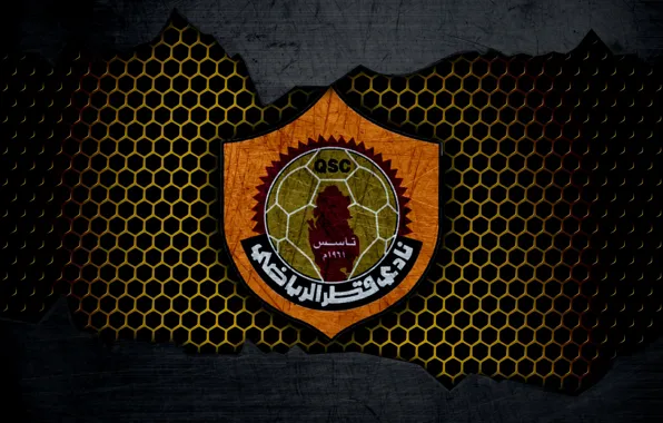 Wallpaper, sport, logo, football, Qatar SC