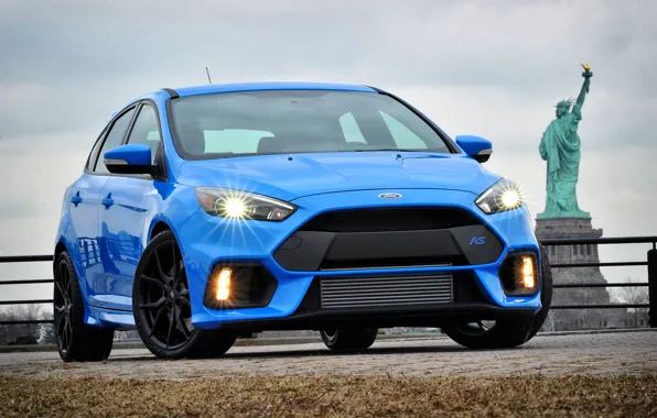 Ford, blue, focus, 2015