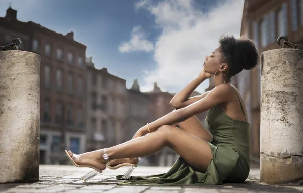 Картинка девушка, улица, Mary