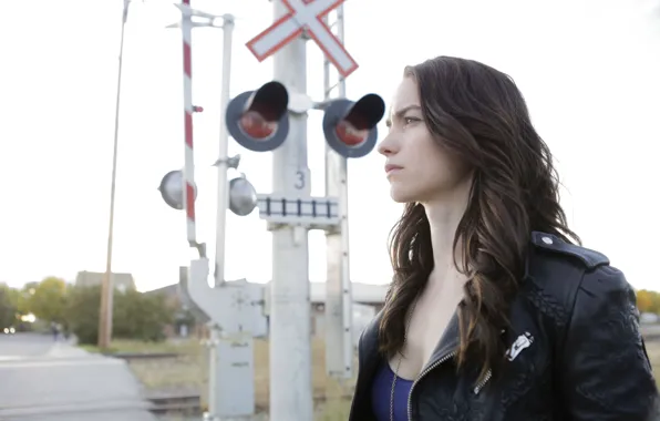 Сериал, hair, Wynonna Earp, Melanie Scrofano, Вайнона Эрп, Мелани Скрофано