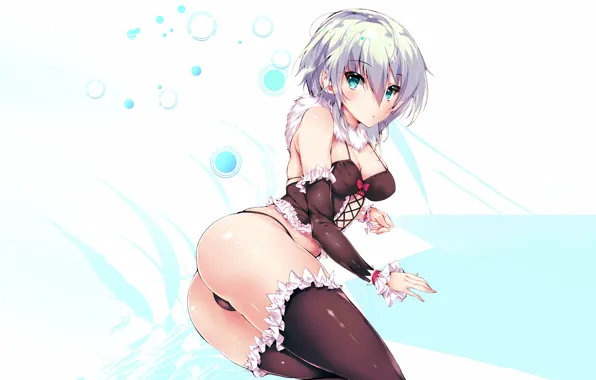 Girl, sexy, lingerie, ass, pantsu, Anastasia, cleavage, panties
