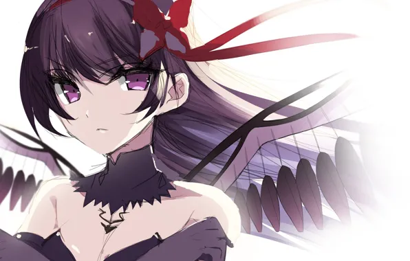 Взгляд, девушка, портрет, Mahou Shoujo Madoka Magica