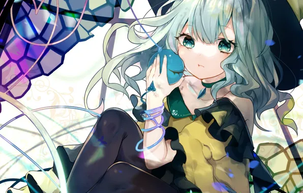 Глаз, девочка, Touhou, Тоухоу
