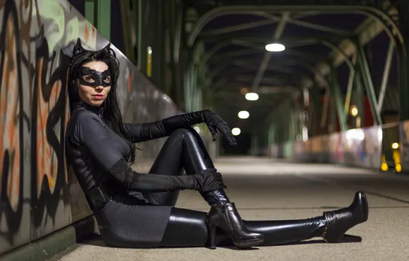 Girl, Style, Catwoman, Cosplay