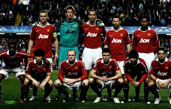Картинка Champions League, Manchester United, Team, Old Trafford