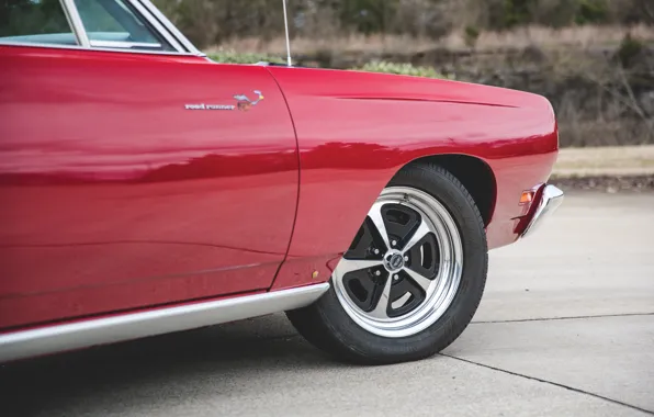 Картинка 1969, close-up, Plymouth, Road Runner, Plymouth Road Runner Convertible