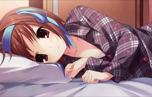 Настроение, аниме, девочка