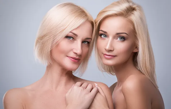 Картинка взгляд, девушка, лицо, фон, волосы