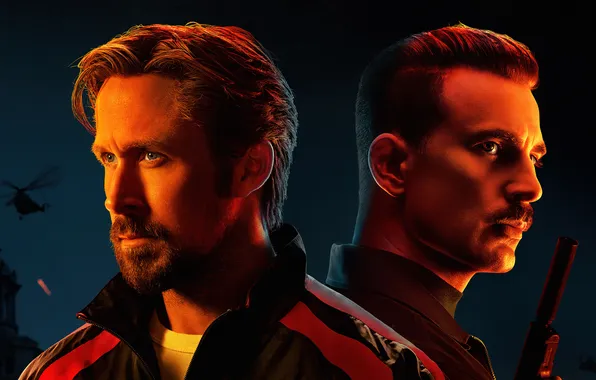 Боевик, постер, Крис Эванс, Chris Evans, Ryan Gosling, Райан Гослинг, The Gray Man, Серый человек