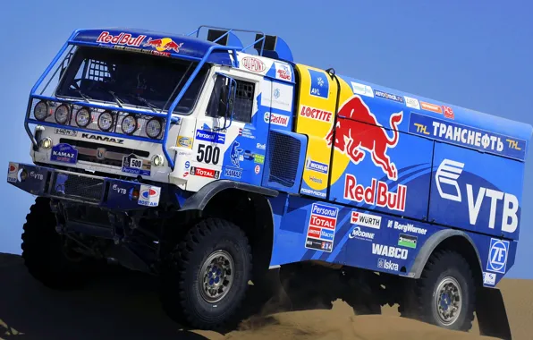 Песок, Природа, Спорт, Грузовик, Гонка, Мастер, 500, Kamaz