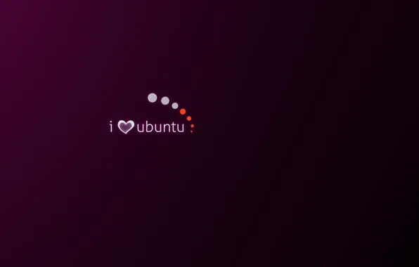 Картинка сердце, linux, ubuntu, линукс, убунту