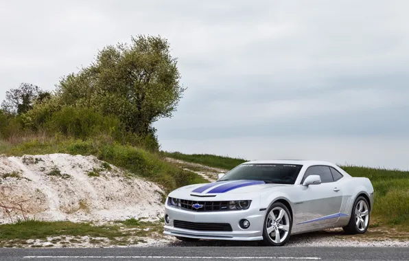 Картинка Chevrolet, Camaro, 2012, Ice, Silver