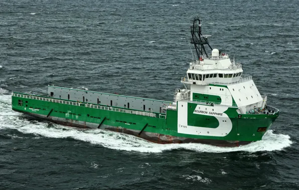 Океан, Море, Судно, PSV, Offshore, Offshore Supply Ship, Supply Ship, M/V Bourbon Sapphire