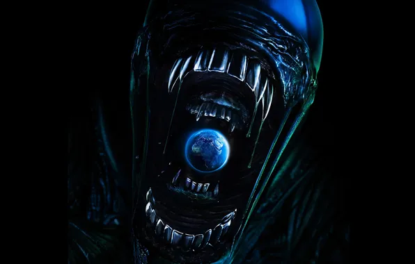 Чужой, Зубы, Пасть, США, Ужас, Научная фантастика, 2025, Alien: Earth