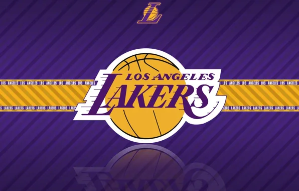 Wallpaper, sport, logo, basketball, NBA, Los Angeles Lakers