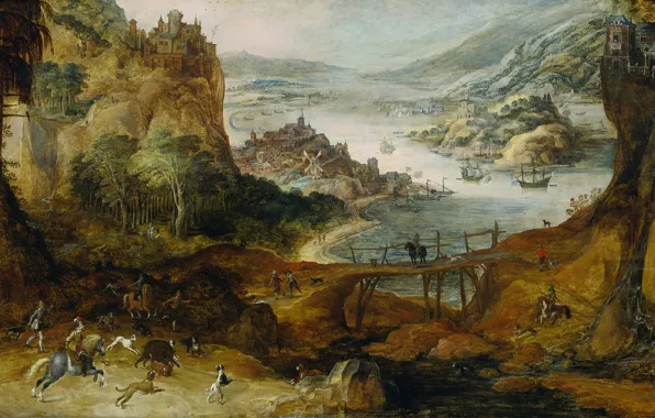 Картина, живопись, painting, Joos de Momper, 1612