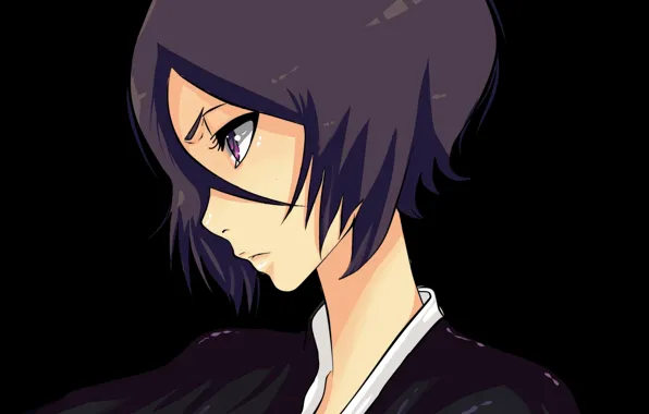 Взгляд, девушка, оружие, меч, Bleach, Блич, жест, art