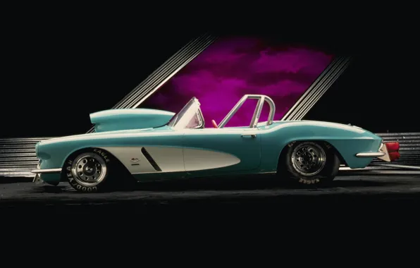 Corvette, Chevrolet, Шевроле, вилка, диски, Корвет, Drag, слики