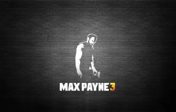 Картинка минимализм, Игра, мужчина, Max Payne 3