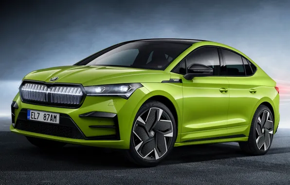 Картинка экстерьер, Шкода, 2022, Coupe iV, Skoda Enyaq RS