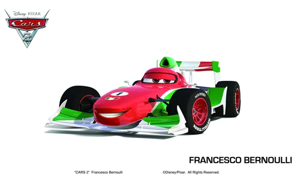 Картинка pixar, машинки, тачки 2, cars 2, francesco bernoulli