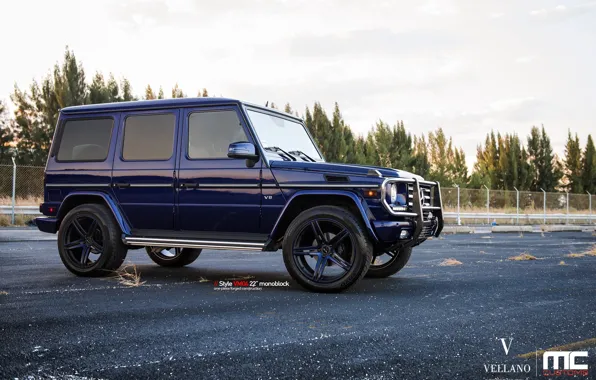 Blue, vellano, Mercedes-Benz G550