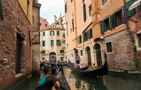 The, water, grand, taxi, italy, boat, venice, canal