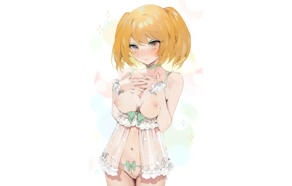 Kawaii, girl, hot, sexy, dress, nipples, boobs, anime