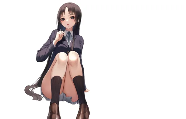 Kawaii, girl, sexy, school uniform, anime, pretty, babe, cute