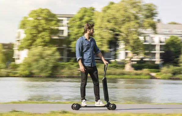 Audi, Ауди, concept, концепт, e-scooter, electric scooter, functionality and style for the last mile, Audi …