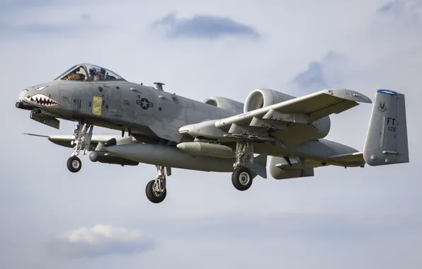 Кабина, пилот, штурмовик, A-10, Thunderbolt II