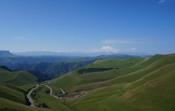 Пейзаж, горы, природа, landscape, nature, mountains, кавказ, горный пейзаж