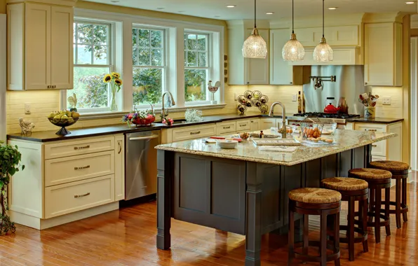House, design, style, interior, cozy, kitchen