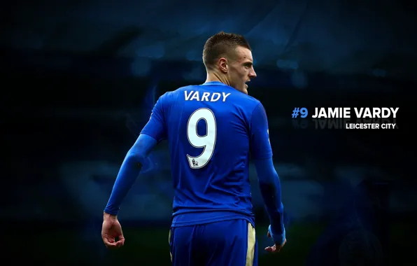Wallpaper, sport, football, player, Leicester City, King Power Stadium, Jamie Vardy