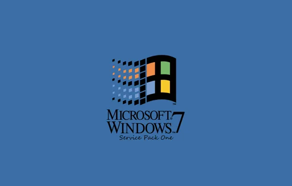 Windows 7, Microsoft, windows logo, retro, windows 95, windows classic