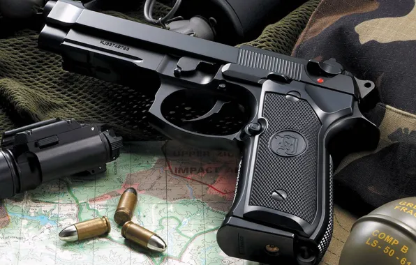 Граната, патроны, M9A1, Airsoft, KJW