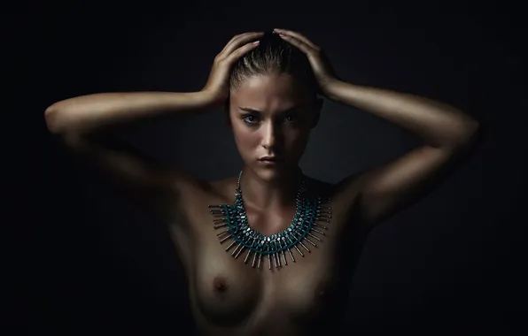Грудь, портрет, Coline, Amazon warrior