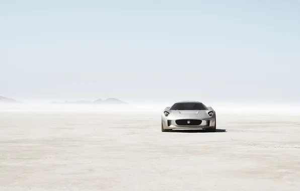 Картинка машины, пустыня, ягуар, auto, jaguar, пустыни, c-x75