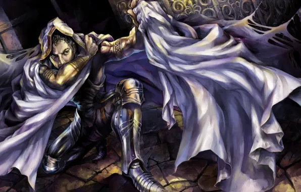 Men, pose, warrior, Dragon's Crown