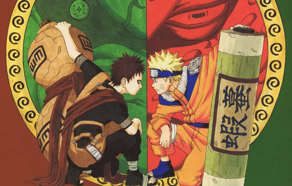 Наруто, Naruto, Гаара, Узумаки Наруто