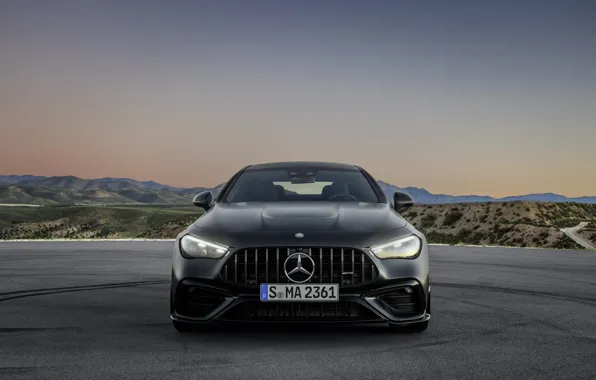 Мерседес, Mercedes, вид спереди, AMG, Coupe, Купе, АМГ, 2024