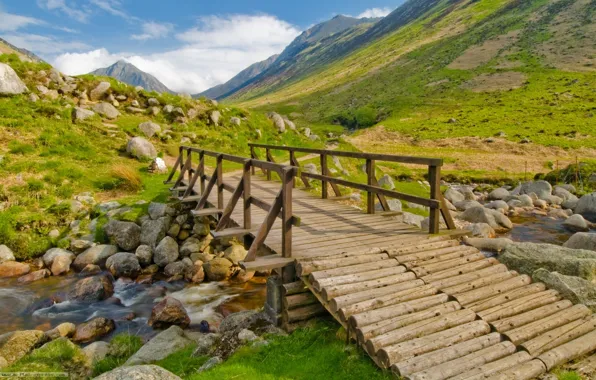 Road, river, nature