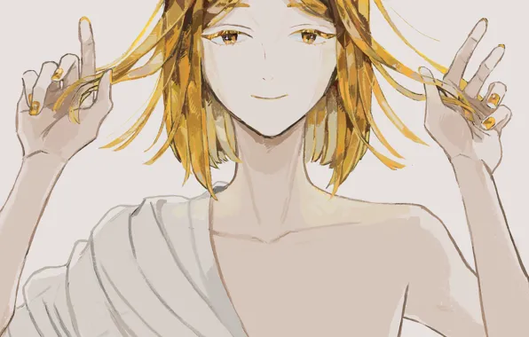 Houseki no Kuni, Fanart From Pixiv, Yellow Diamond, Asymmetrical Clothing