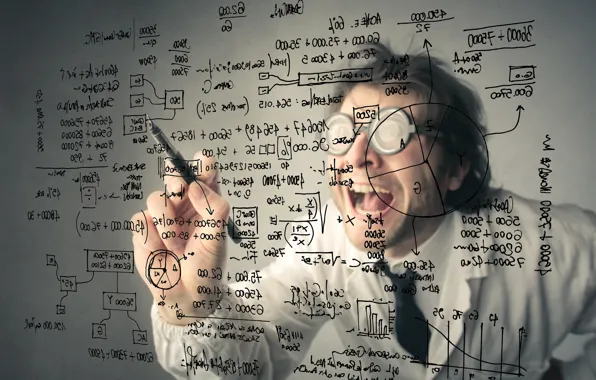 Man, crazy, maths