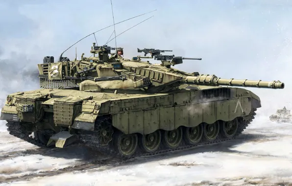 Меркава, основной боевой танк, Merkava, Mk.I Hybrid
