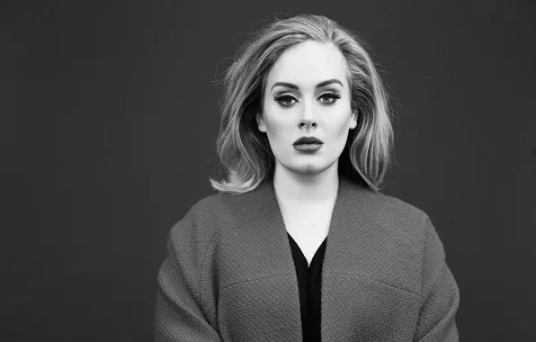 Картинка портрет, певица, Adele