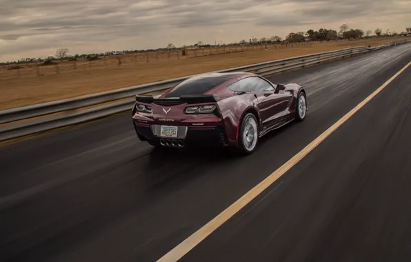 Картинка Corvette, Chevrolet, road, speed, Hennessey, Hennessey Chevrolet Corvette Z06