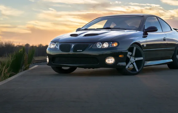 Картинка Black, Pontiac, GTO